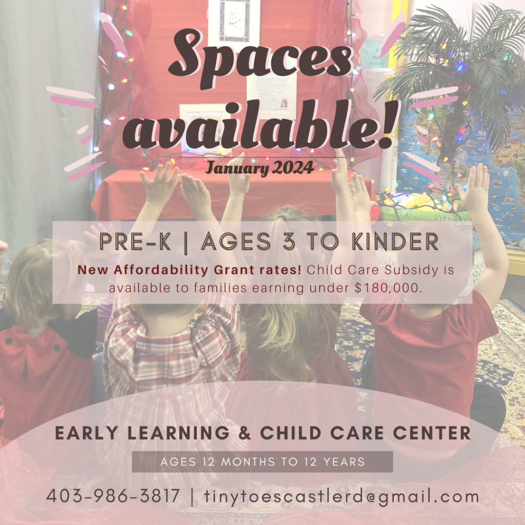 Tiny Toes Castle | Early Learning & Care Red Deer
